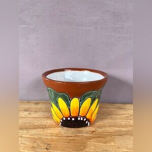 Sunflower Talavera Planter